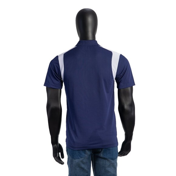 Polo, Men's Contrast Polo, Premium Performance Polo with Mesh White Contrast - Picture 4 of 9